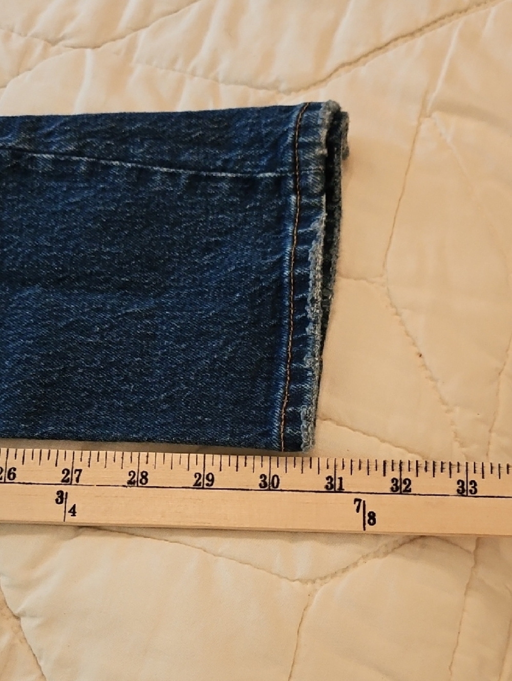 Abercrombie & Fitch 'Curve Love' Tall,  90's Straight Ultra High Rise-Size 23 - Picture 5 of 6